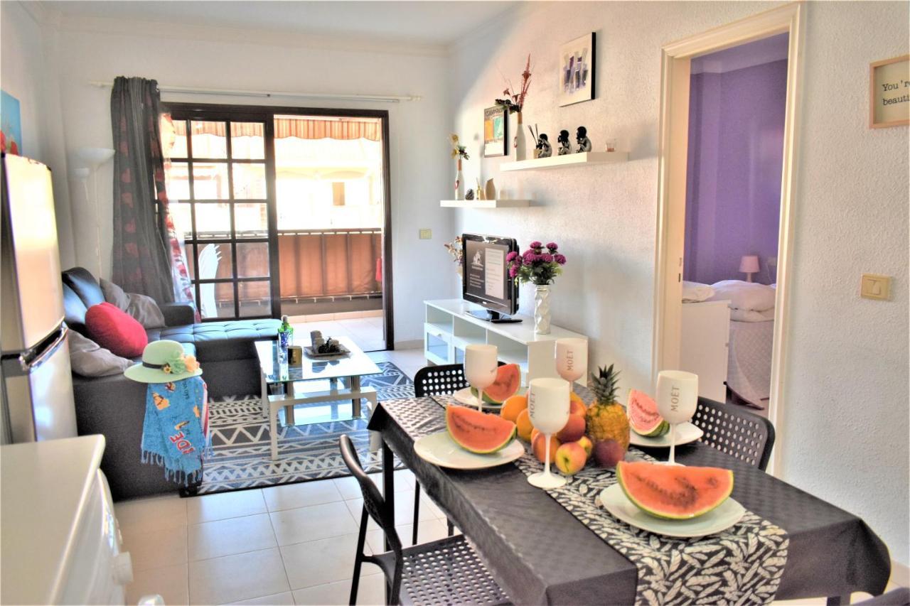 Cozy Apartment Tenerife South Wifi & Pool 코스타델실렌시오 외부 사진